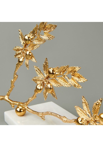 Deco Dalia Dekor - Gold - 16 Cm