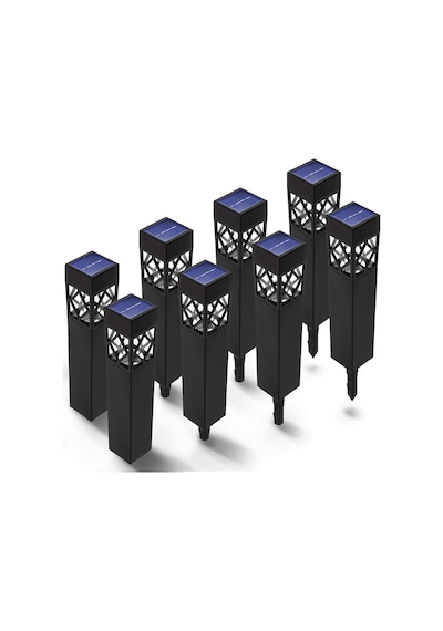 Home Zone Security Güneş Enerjili Açık Yol Led Işıkları - 8 Adet