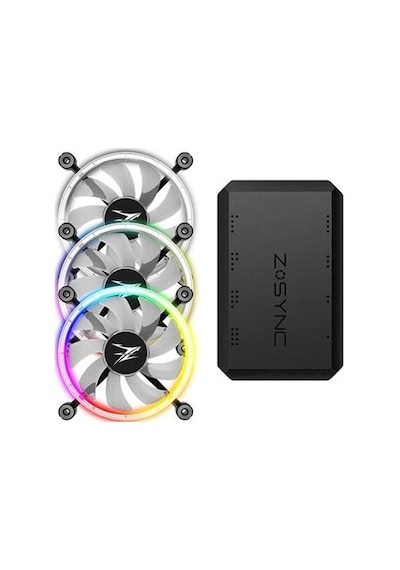 Zalman Zm-lf120a3 Argb Kontrol Üniteli 120mm Kasa Fanı 3-lü Paket