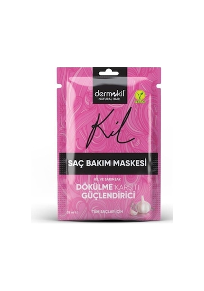 Dermokil Kil ve Sarımsaklı Saç Bakım Maskesi 35 ML