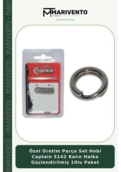 Özel Üretim Parça Set Hobi Captain 5142 Kalın Halka Güçlendirilmiş 10lu Paket 0.10 Mm
