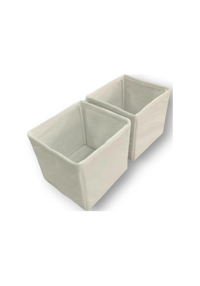 2'li Beyaz Çekmece İçi Düzenleyici Organizer Set - Çok Amaçlı Dolap İçi Kutu Seti 13 13 13 Diğer