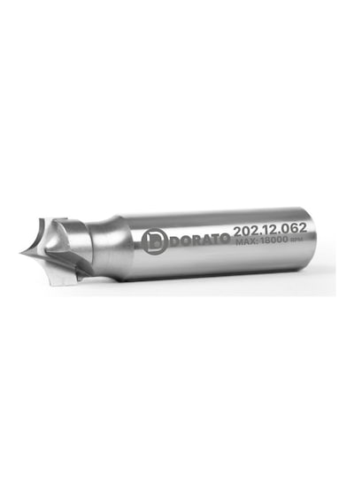 Dorato 2 Ağızlı 12,70mm Radüslü Profil Cnc, Freze Ucu