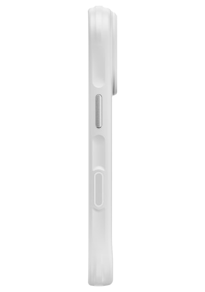Apple iPhone Uyumlu 18 Pro Kılıf Parmak İzi Ve Leke Tutmaz Veren Serisi Buzlu Transparan Magsafe Kapak Beyaz