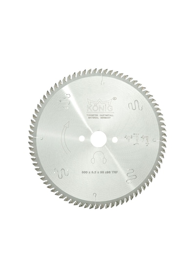 König 300mm 96 Diş Trapez Sunta Mdf Elmas Daire Testere
