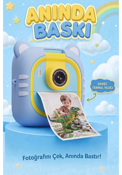 Liçi LC-P02 Çocuk Fotoğraf Makinesi