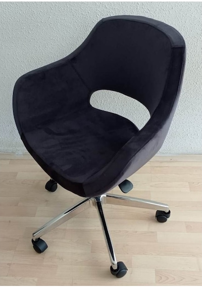 Kamusalmarket Büro Koltuğu Krom Yıldız Ayaklı Döküm Sünger