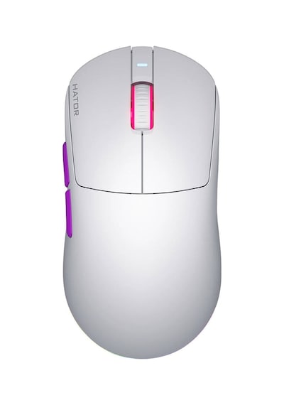 Quasar 3 Ultra White 8k Hz Pixart Paw 3950 Sensör Rgb Kablosuz Simetrik Gaming Mouse Htm771 Diğer