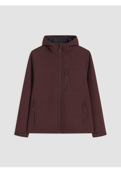 Lcwaıkıkı Classic Bordo Regular Fit Kapüşonlu Erkek Ceket