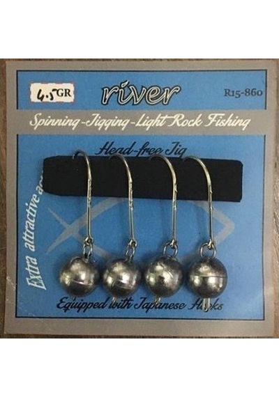 River Jig Head Mafsallı 4 Adet - 2 GR