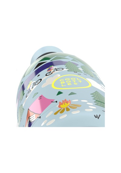Cool Bottles The Kids Bottle Outdoor Adventure Pipetli Termos Sul Çok Renkli