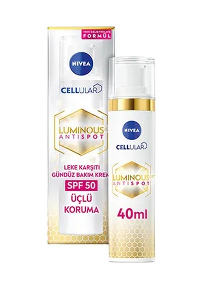 4 Adet Nivea Luminous 630 Leke Karşıtı Gündüz Bakım Kremi Spf50 40 Ml