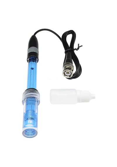 Ph Elektrot Sensör Probu E201-1c Sıvı Su 0-14ph Algılayıcı Bnc Soket Analog Ph Metre Test Akvaryum