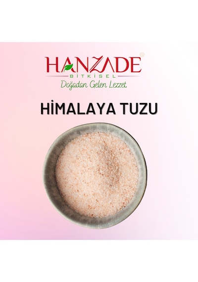 Hanzade Bitkisel Pembe Himalaya Tuzu Toz 3 x 1 KG
