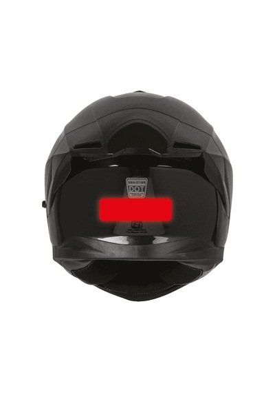 Kırmızı Reflective Reflektif 2'li Dikdörtgen Sticker Paketi Otomobil Motosiklet Reflektif Parlayan Sticker Etiket Modeli