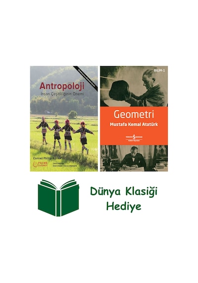 Antropoloji - İnsan Çeşitliliğinin Önemi + Geometri + Dünya Klasiği Hediye
