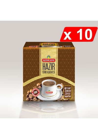Altıncezve Hazır Türk Kahvesi Sade 10'lu 20 x 7 G