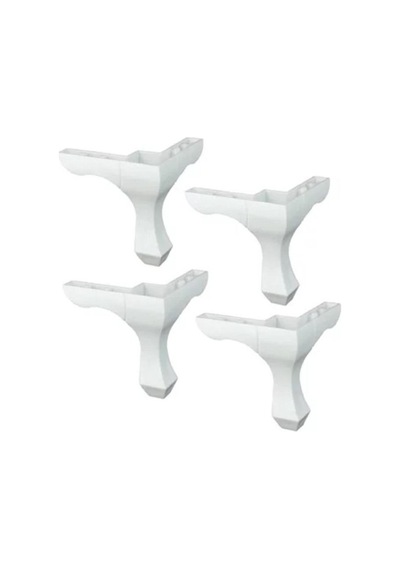 Uysalticaretsalihli Nsp Lükens Ayak 14Cm Beyaz 4'Lü