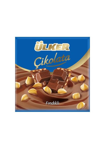 Ülker Kare Çikolata 60 G Fındıklı Sütlü Çikolata 5'li Avantaj Paketi - 5 Adet Tarı