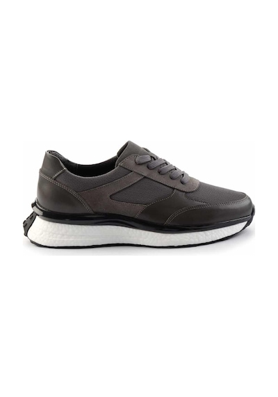 Bambi Gri Leather Erkek Sneaker E01556083001 Gri
