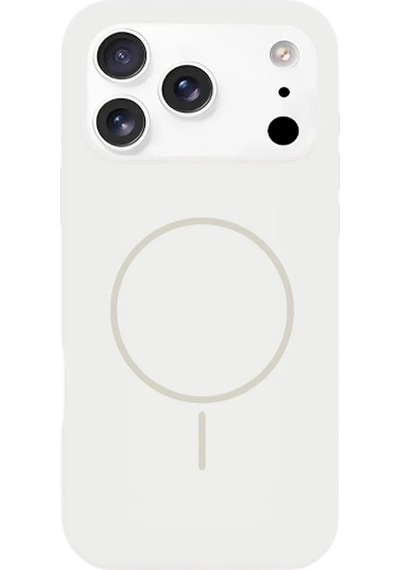 Bikapak Magsense Apple Uyumlu iPhone 17 Pro Max Beyaz Kapak Beyaz