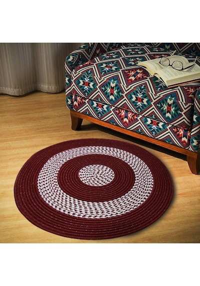 Dekoratif Oval El Örgüsü Halı Paspas (298080931)