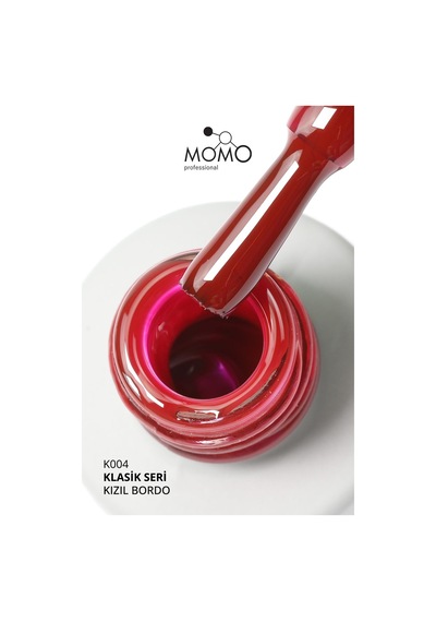 Momo Professional Kalıcı Oje K004 Kızıl Bordo 14 Ml