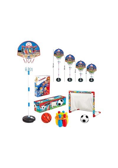Oyuncak Futbol Kalesi Ayaklı Basketbol Potası Erkek