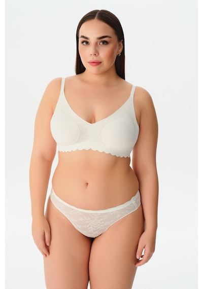 Suwen Invisible Soft Dantteli Sütyen Sw5986036 Ekru