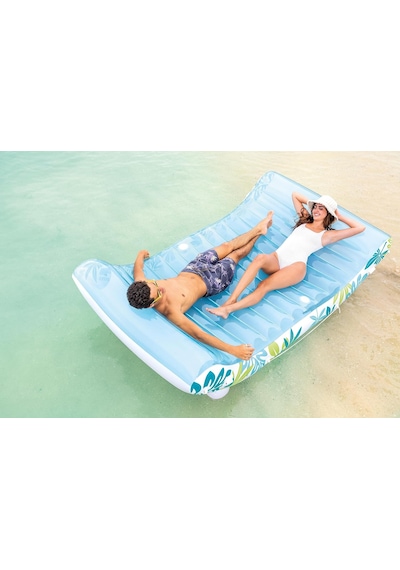 Intex 56294 Tropikal Gölgelikli Ada Yatak 224cm Çift Kişilik Çok Renkli