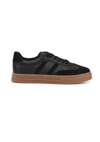 Diğer Kadın Siyah Bağcıklı Sneaker Dyza86238726 Siyah