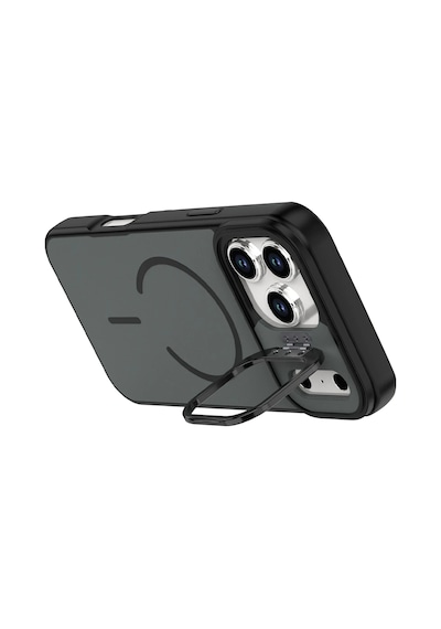 Hnrlıshp Joko Apple Apple iPhone Uyumlu  17 Pro Flexa Magsafe Kapak - Siyah