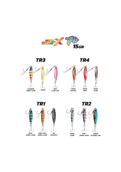 Fujin Jig-x Trio 3lü Micro Jig 15gr Renk: Tr4