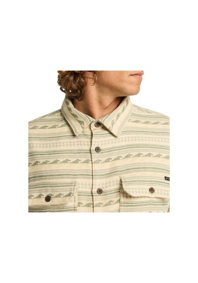 Bıllabong Billabong Offshore Jacquard Flannel Erkek Bej Gömlek Hun Bej