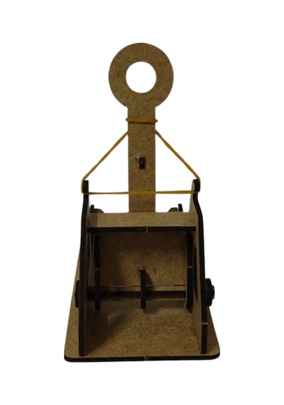 Mancınık Oyunu Yapım Seti - Ahşap Catapult, Trebuchet