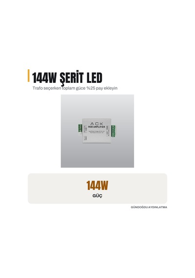Ack Rgb Sinyal Güçlendirici - Ay30-01010