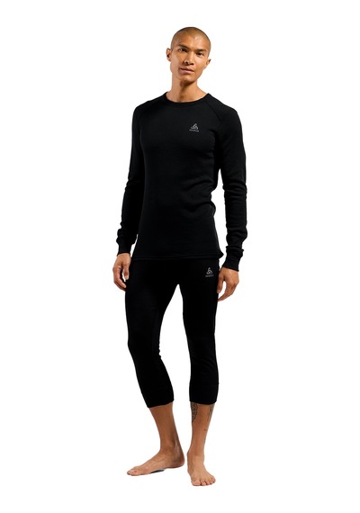 Odlo Odlo Active Warm Bl Top Crew Neck L/s Erkek Siyah İçlik Üst 6000 Siyah