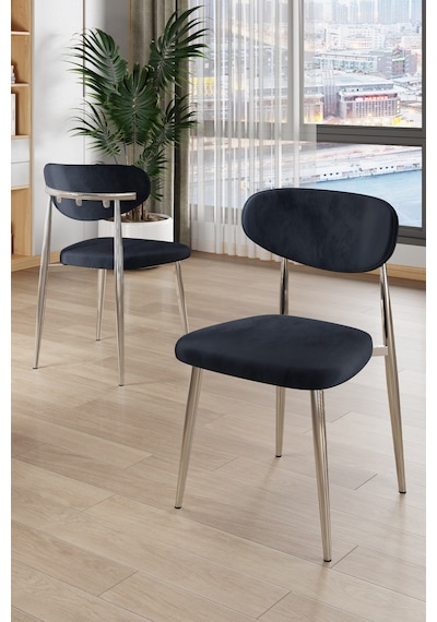 Canisa Olya Serisi 90x168 Lak Panel Sonata Masa Takımı Krom Ayaklı 4 Antrasit Sandalye Sonata Masa Antrasit Sandalye Canisa Olya Serisi 90x168 Lak Panel Sonata Masa Takımı Krom Ayaklı 4 Antrasit Sandalye Sonata Masa Antrasit Sandalye