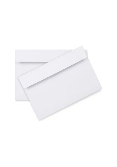 Orret Home 100 Adet Kendinden Yapışkanlı Beyaz Mektup Zarfı, Tutkallı Kapaklı Zarf, Davetiye Tebrik Kartı Para Evrak Posta Gönderim Ofis Okul Zarfı, Düğün Davetiyesi Not Kartı İçin, 16x11 Cm