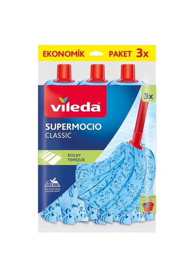 Klasik Yedek Paspas, 3 Parça Çok Renkli