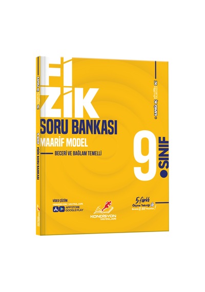 Kondisyon Virtüöz 9.sınıf Fizik Soru Bankası Maarif Model