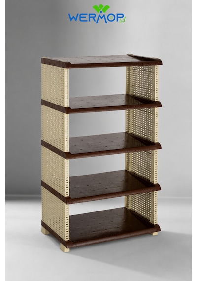 5 Katlı Rattan Görünümlü Ayakkabılık Ayakkabı Rafı Organizer - Kahverengi Açık Kahverengi 5 Katlı Rattan Görünümlü Ayakkabılık Ayakkabı Rafı Organizer - Kahverengi Açık Kahverengi