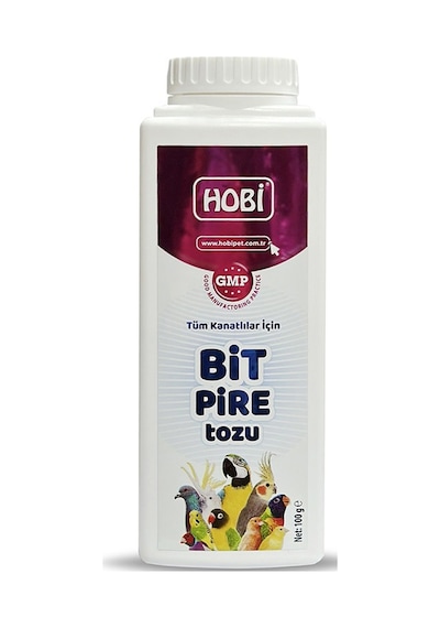 Hobi Kanatlılar İçin Bit Pire Tozu 100 G