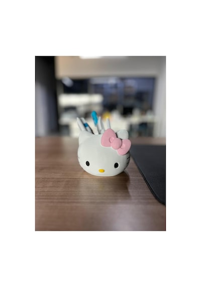 Hello Kitty Kalemlik Kutusu El Boyaması Masaüstü Organizer Diğer
