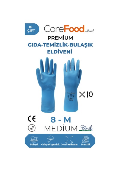 Fl3 Premium Gıda-temizlik-bulaşık Eldiveni M - 10 Çift