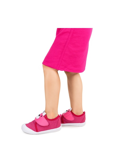 Kiko Kids Winni Cırtlı Kız Bebek İlk Adım Panduf Ayakkabı Fuşya