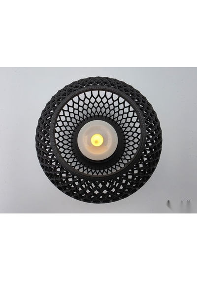 En-cag Izgara Desenli Büyük Boy Tealight Mumluk Dekoratif Mum Tutucu Bss Çok Renkli