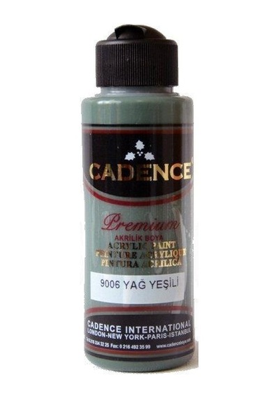 Cadence Premium Akrilik Boya 120 Ml. 9006 Yağ Yeşili