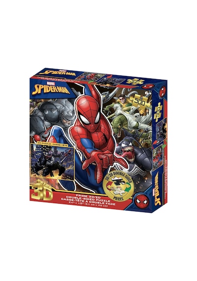 Prime 3d Marvel Spider-man Çift Taraflı Puzzle 500 Parça 37555