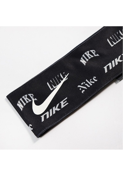 Nike Dri Fit Head Tie Bandana Tenisçi Kafa Bandı Nike Desenli Siyah